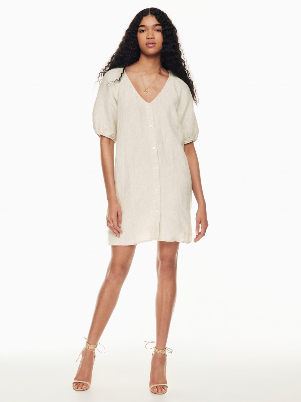 Aritzia Wilfred Free Aperitif Linen Dress - size small